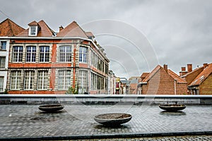 Tournai houses, Belgium