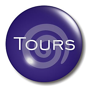 Tours Button Orb sign photo