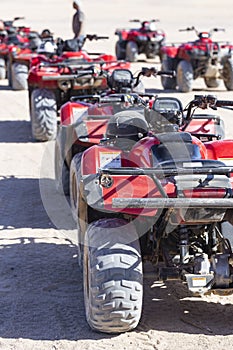 Tours of the desert on Quad bikes. ATV safaris.