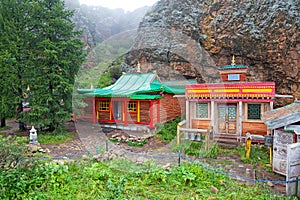 Tovkhon Monastery in the Orkhon Valley in Mongolia