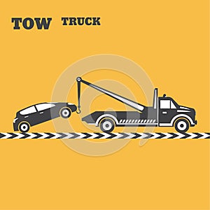 Tow truck emblem