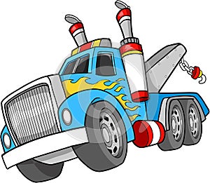 Tow Truck Illustration