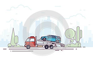 Tow truck service