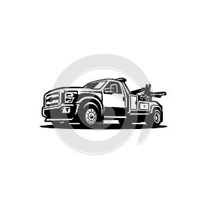 tow truck - towing truck - service truck vector photo