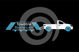 Towable Bleachers logo template design