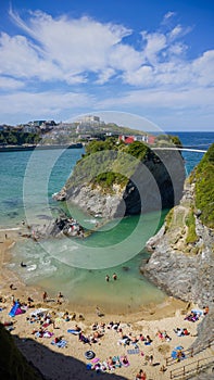 Towan Beach in Newquay,Cornwall
