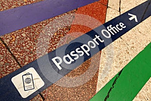 Towards passport office