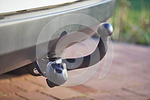 Towbar on a car