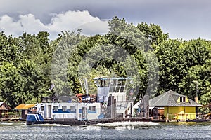 Towboat On Sava River - Belgrade - Serbia