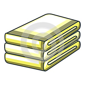 Towel group icon, cartoon style