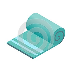 Towel isometric 3d icon