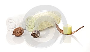 Towels and decoration