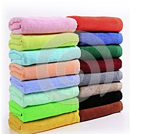 Towels in different color