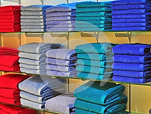 Towels in the shop photo