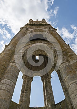 Tower of Abbey in Charroux