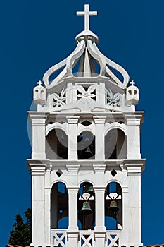 Agia Triada Church in Lefkes, Paros, Greece photo