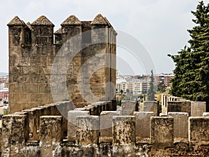 Tower in the Alcazaba of Badajoz, Spain