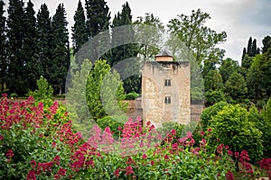 A tower of Alhambra fortification