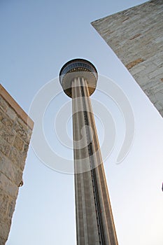 Tower of the americas in sunset