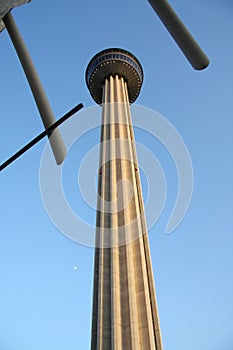 Tower of americas in sunset