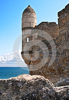 Tower of ancient turkish fortress.