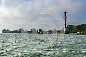 Tower ARTP-1 vessel traffic control system Baltic Vistula Spit, Baltiysk. Kaliningrad region. Russia