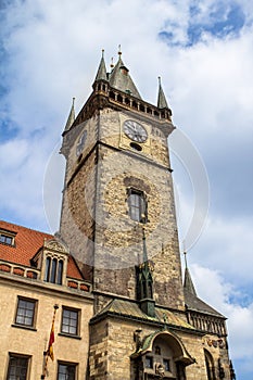 Tower with Astronomical clock in Prague