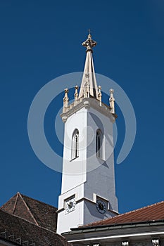 tower of the Augustinian Church in Vienna Austria