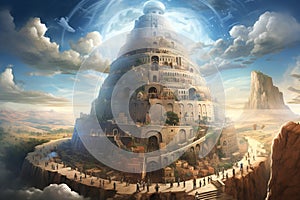 Tower of Babel: Humanity\'s Skyward Ambition and Diversity