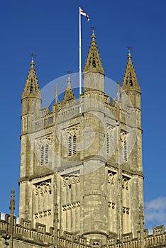 Tower of Bath Abbey, England