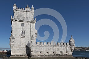 Tower of Belem on sunset, Lisbon, Portugal