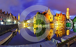 Tower Belfort and Church of Our Lady in Bruges