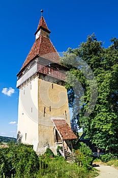 Tower of Biertan church, Transylvania