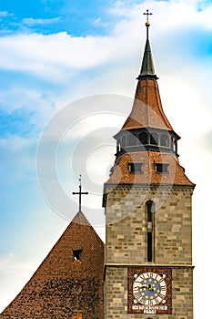 Tower of the Black Church in Brasov, Romania