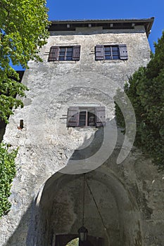 Tower of Bled Castle, Slovenia