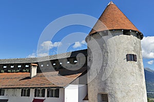 Tower of Bled Castle, Slovenia