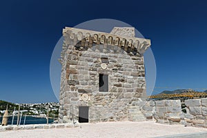 Tower in Bodrum Castle, Mugla, Turkey