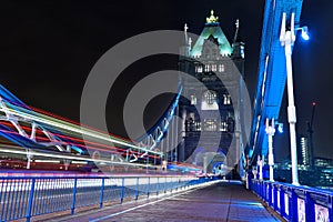 Tower Bridge Light Trails