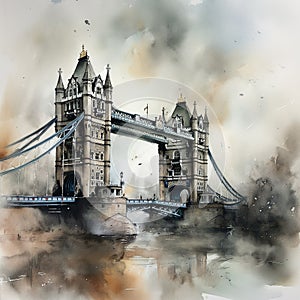 the Tower Bridge in London