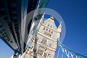 Tower bridge london capital england