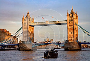 Tower Bridge in London, England