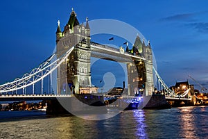 Tower Bridge in London, England