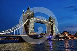 Tower Bridge in London, England