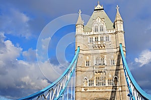 Tower Bridge in London, England