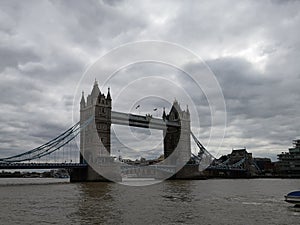 Tower Bridge in London. England.