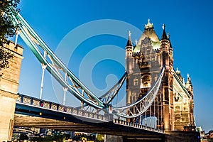 Tower Bridge in London, England