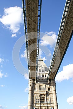 The Tower Bridge in London, England, Europe