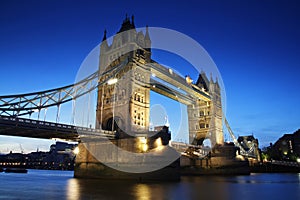 Tower Bridge - London landmark, England