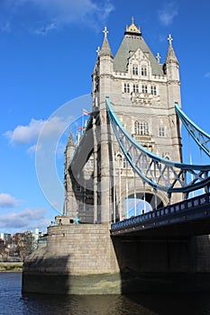 Tower Bridge London Side View