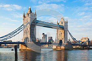 Tower bridge in London, UK